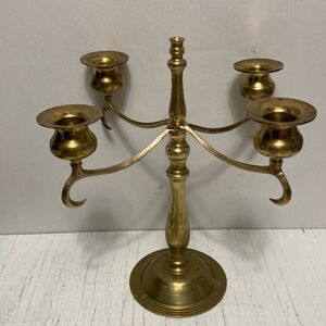 Vintage four arm taper candleholder